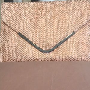 BCBGeneration Peachy Bronze Envelope Clutch